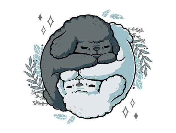 Poodle Yin Yang