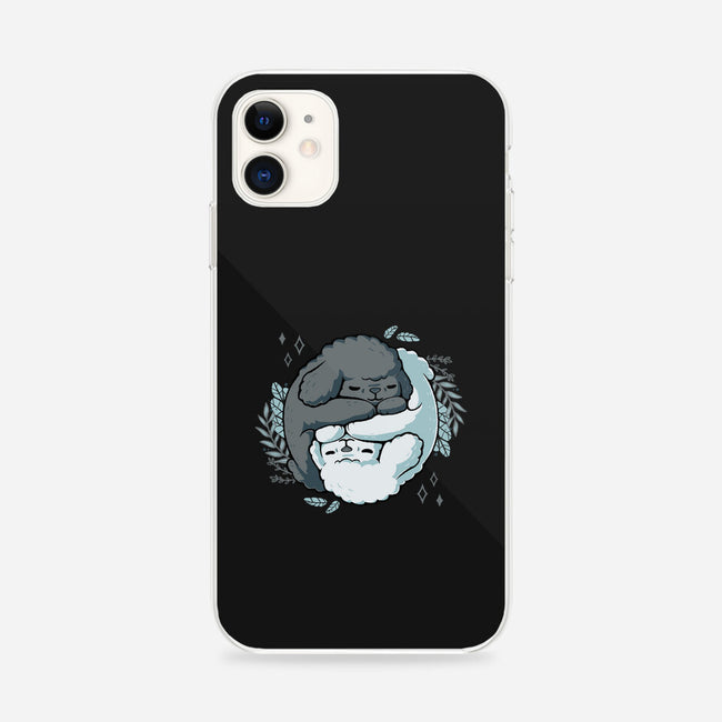 Poodle Yin Yang-iphone snap phone case-xMorfina