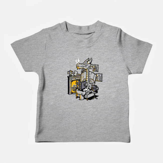 Chill Dragon-baby basic tee-demonigote