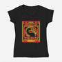 Battle Of Earthrealm Neon-womens v-neck tee-Diegobadutees