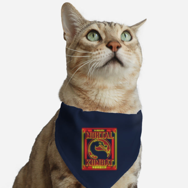 Battle Of Earthrealm Neon-cat adjustable pet collar-Diegobadutees