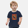 Battle Of Earthrealm Neon-baby basic tee-Diegobadutees