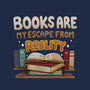 Books Escape-none adjustable tote bag-Vallina84