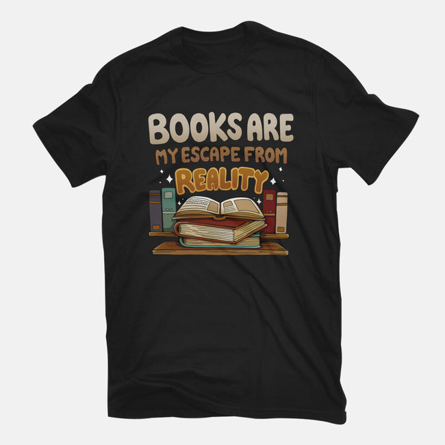Books Escape-womens basic tee-Vallina84