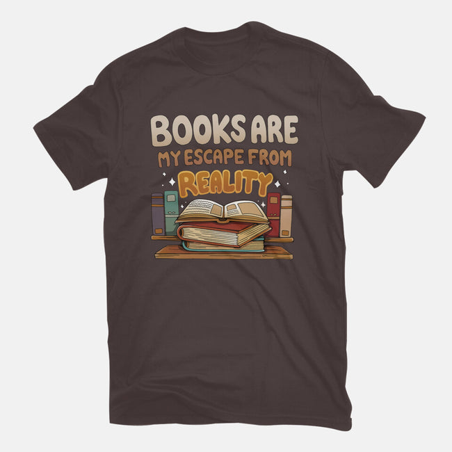 Books Escape-womens basic tee-Vallina84