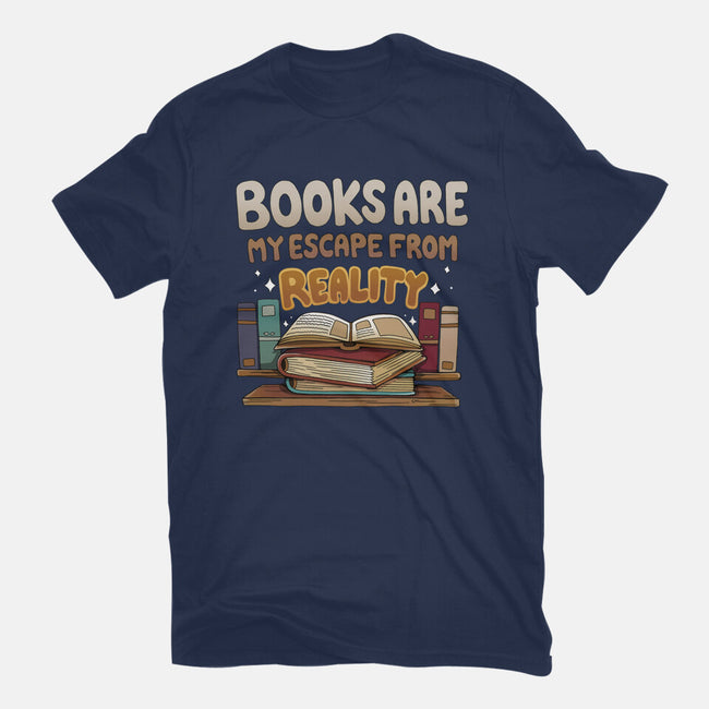 Books Escape-mens basic tee-Vallina84