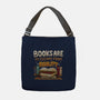 Books Escape-none adjustable tote bag-Vallina84