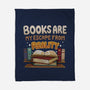 Books Escape-none fleece blanket-Vallina84