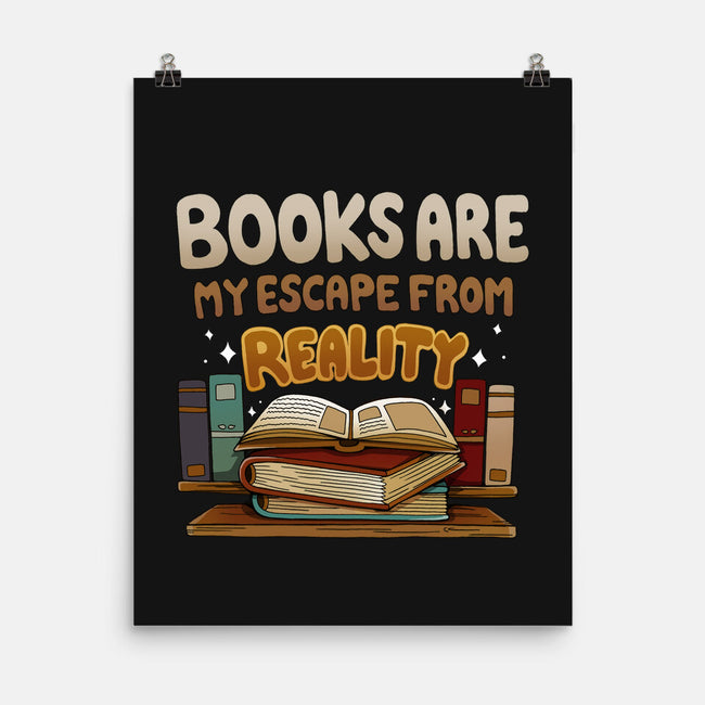 Books Escape-none matte poster-Vallina84