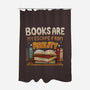 Books Escape-none polyester shower curtain-Vallina84