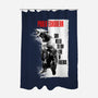 Pablo Eskobear-none polyester shower curtain-rocketman_art