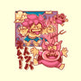 Defeating Pigs-none glossy sticker-estudiofitas