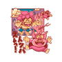 Defeating Pigs-none removable cover w insert throw pillow-estudiofitas