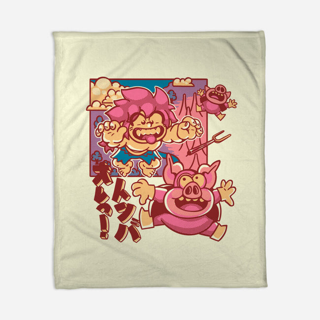 Defeating Pigs-none fleece blanket-estudiofitas