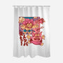 Defeating Pigs-none polyester shower curtain-estudiofitas