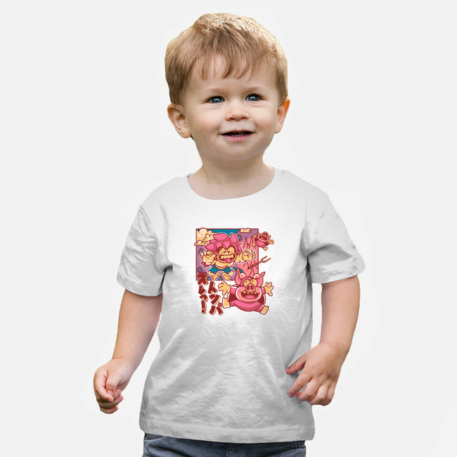 Defeating Pigs-baby basic tee-estudiofitas