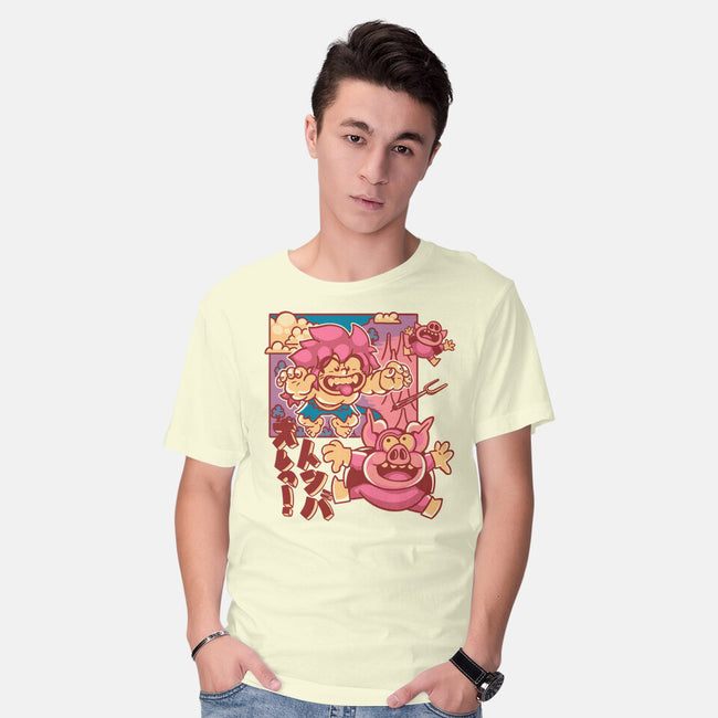 Defeating Pigs-mens basic tee-estudiofitas