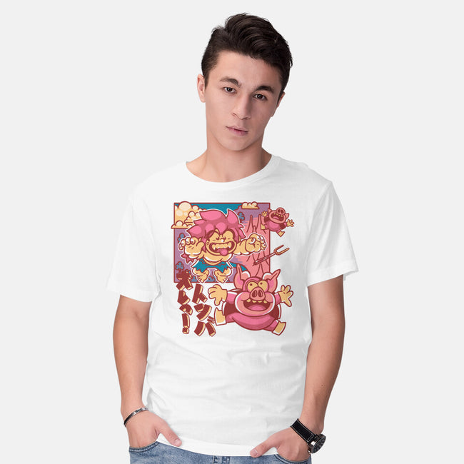 Defeating Pigs-mens basic tee-estudiofitas