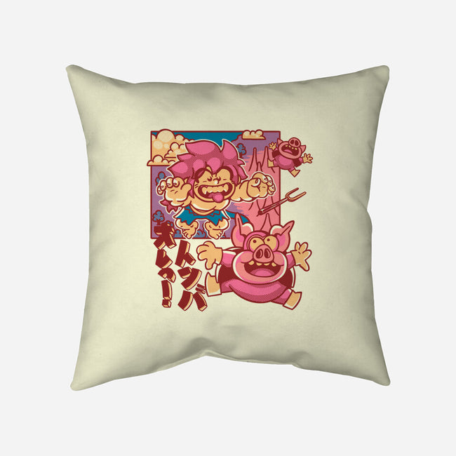 Defeating Pigs-none removable cover throw pillow-estudiofitas