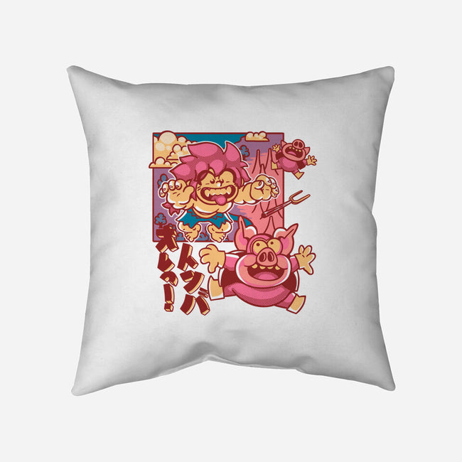 Defeating Pigs-none removable cover throw pillow-estudiofitas