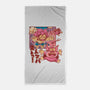 Defeating Pigs-none beach towel-estudiofitas