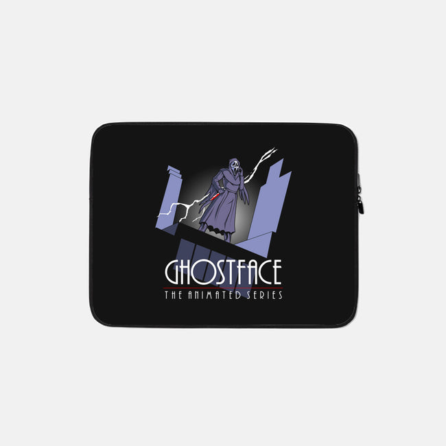 The Animated Ghost-none zippered laptop sleeve-goodidearyan