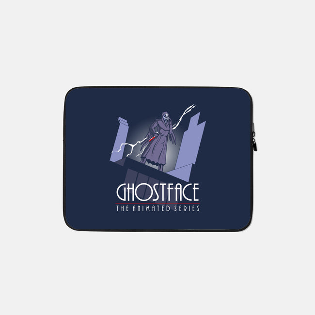 The Animated Ghost-none zippered laptop sleeve-goodidearyan
