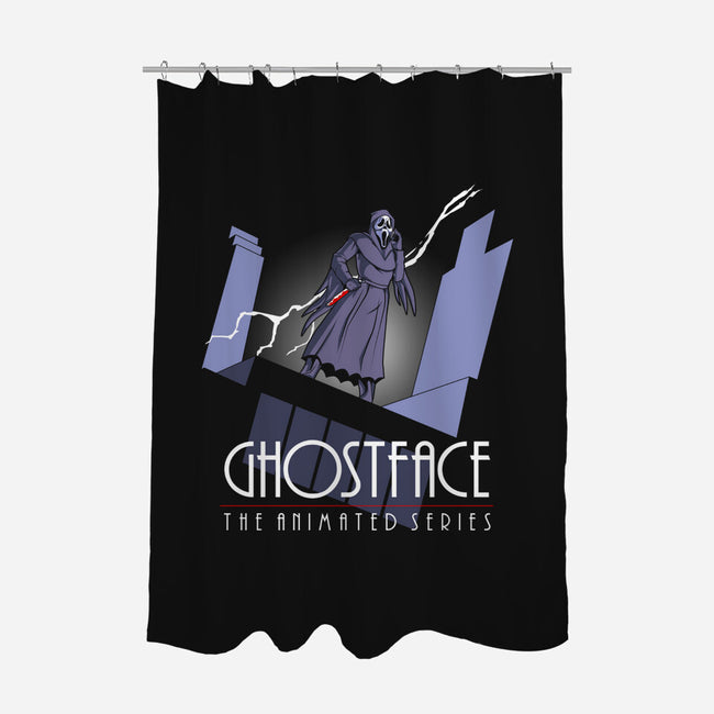 The Animated Ghost-none polyester shower curtain-goodidearyan