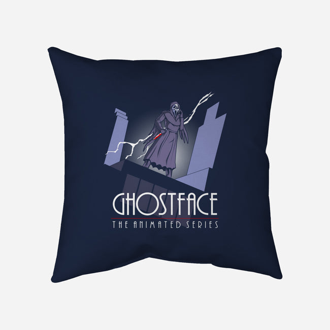 The Animated Ghost-none removable cover throw pillow-goodidearyan