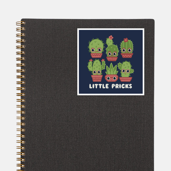 Little Pricks-none glossy sticker-Weird & Punderful