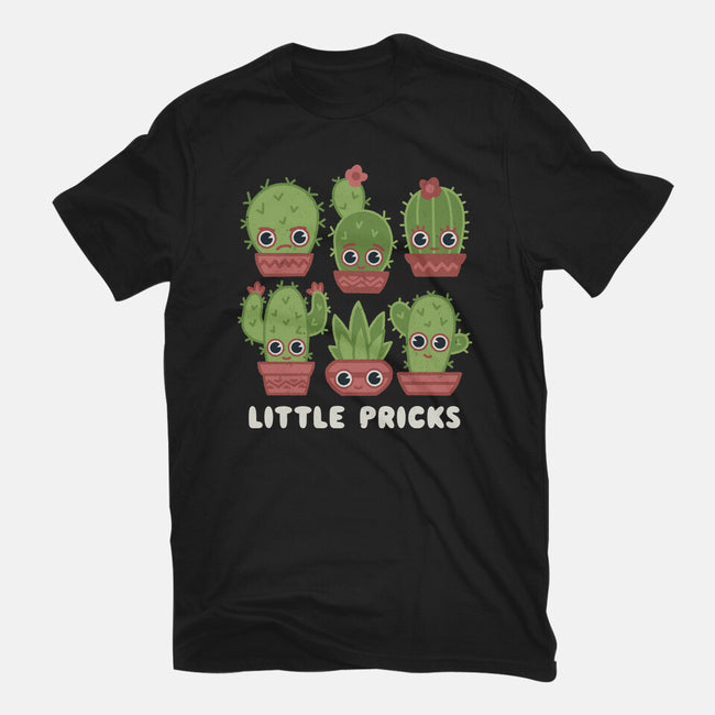 Little Pricks-womens basic tee-Weird & Punderful