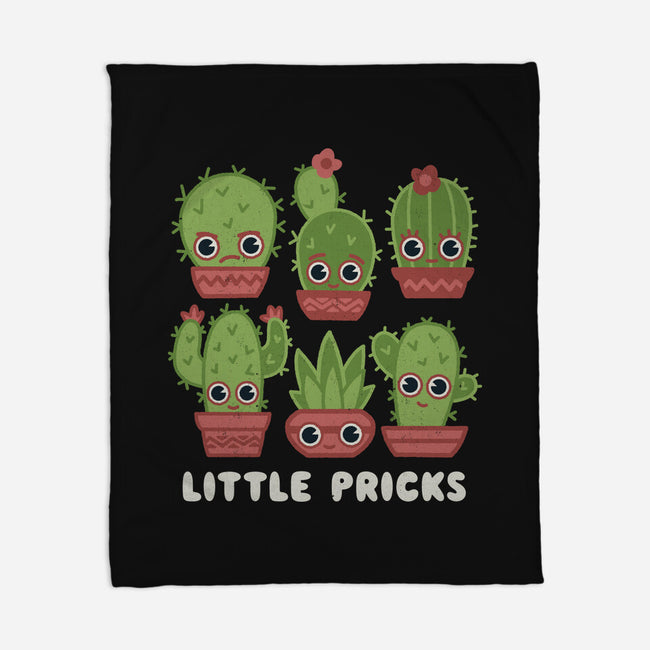 Little Pricks-none fleece blanket-Weird & Punderful