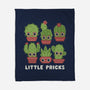 Little Pricks-none fleece blanket-Weird & Punderful