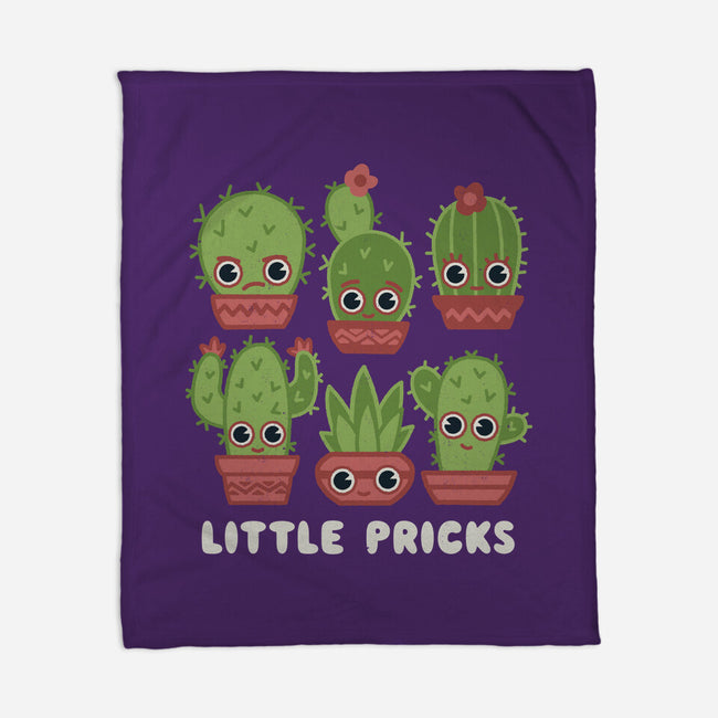 Little Pricks-none fleece blanket-Weird & Punderful