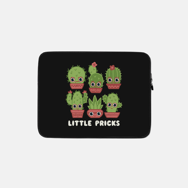 Little Pricks-none zippered laptop sleeve-Weird & Punderful