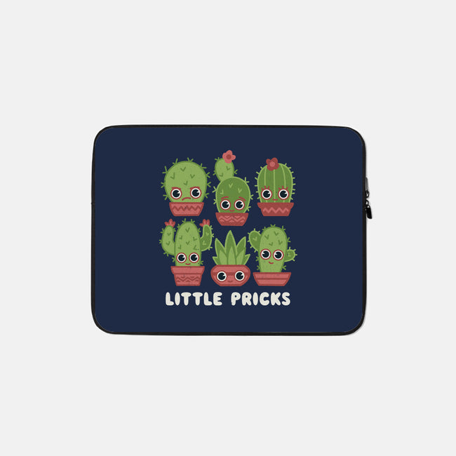 Little Pricks-none zippered laptop sleeve-Weird & Punderful