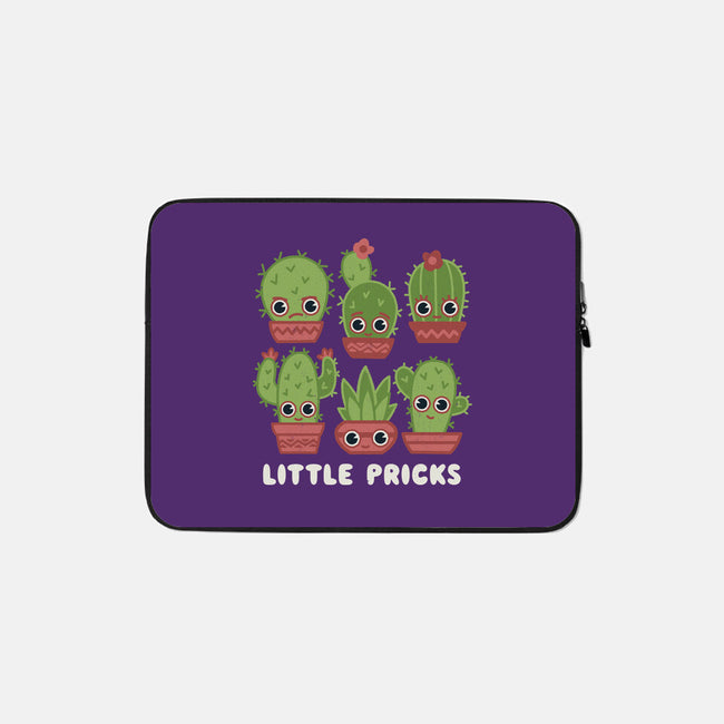 Little Pricks-none zippered laptop sleeve-Weird & Punderful