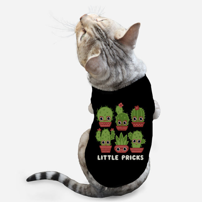 Little Pricks-cat basic pet tank-Weird & Punderful