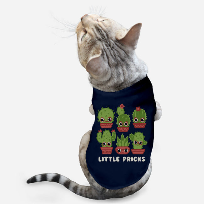 Little Pricks-cat basic pet tank-Weird & Punderful