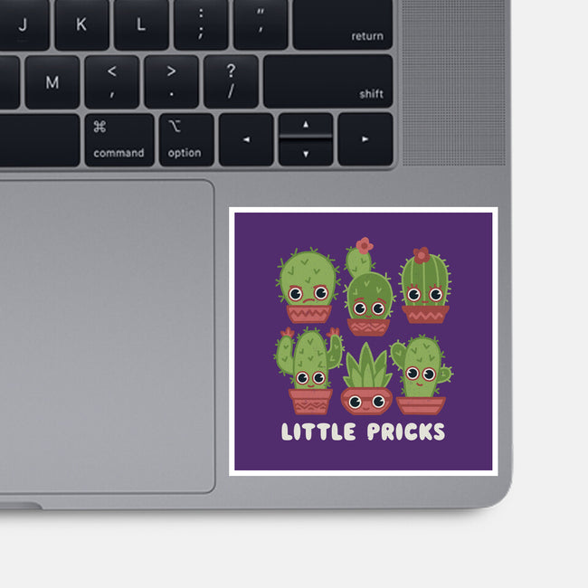 Little Pricks-none glossy sticker-Weird & Punderful