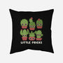 Little Pricks-none removable cover throw pillow-Weird & Punderful