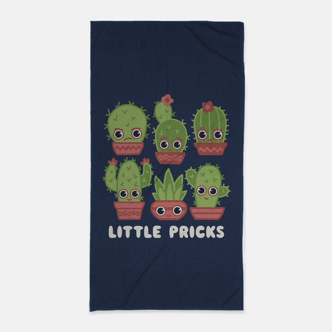 Little Pricks-none beach towel-Weird & Punderful