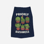 It's Prickly Business-dog basic pet tank-Weird & Punderful