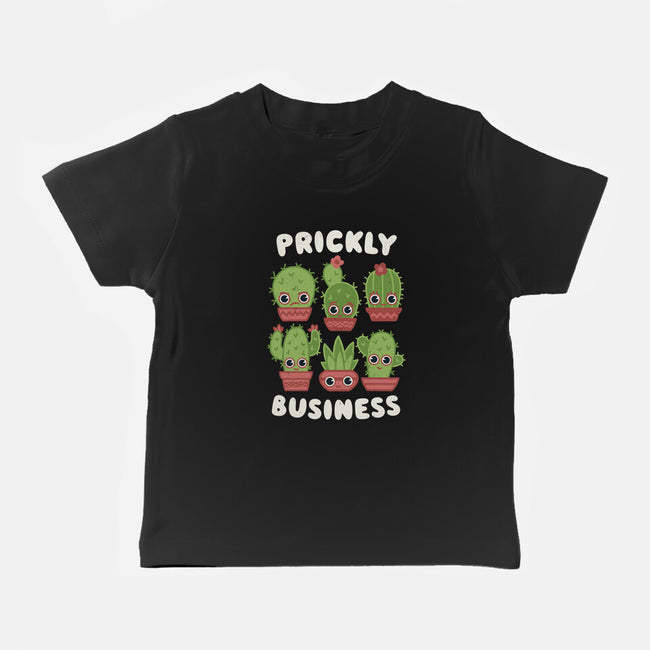 It's Prickly Business-baby basic tee-Weird & Punderful