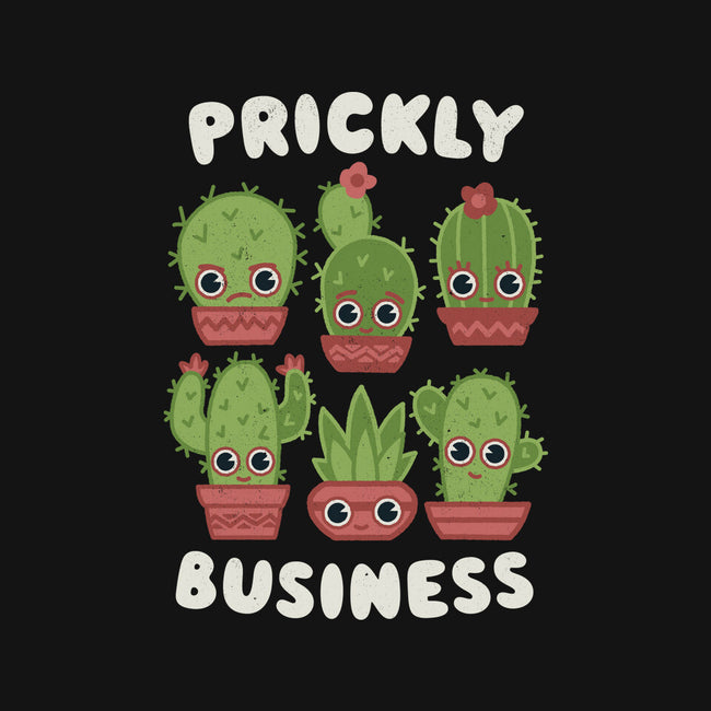 It's Prickly Business-none stretched canvas-Weird & Punderful