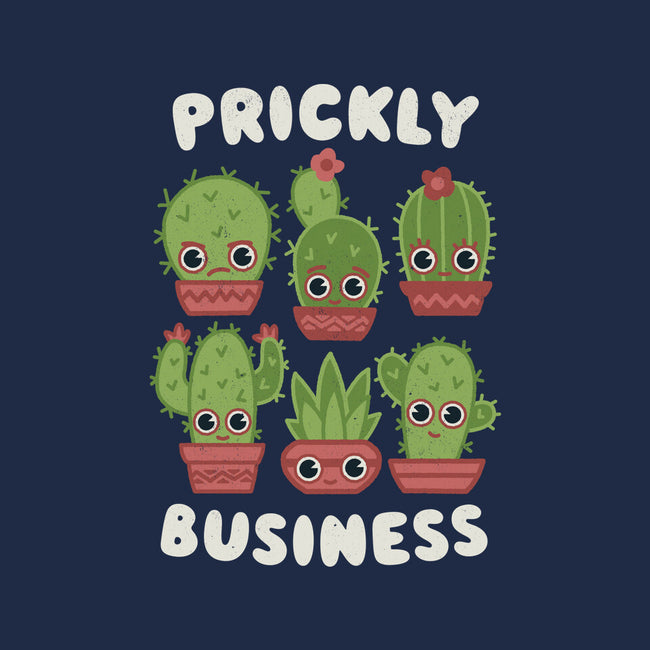 It's Prickly Business-none removable cover throw pillow-Weird & Punderful