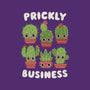 It's Prickly Business-none polyester shower curtain-Weird & Punderful
