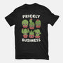 It's Prickly Business-womens fitted tee-Weird & Punderful