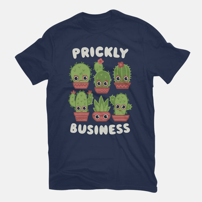 It's Prickly Business-mens basic tee-Weird & Punderful