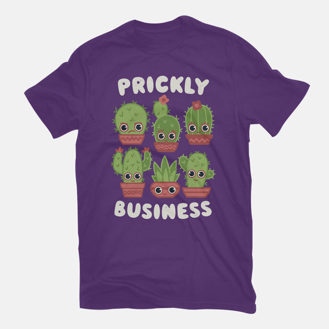 It's Prickly Business-womens fitted tee-Weird & Punderful